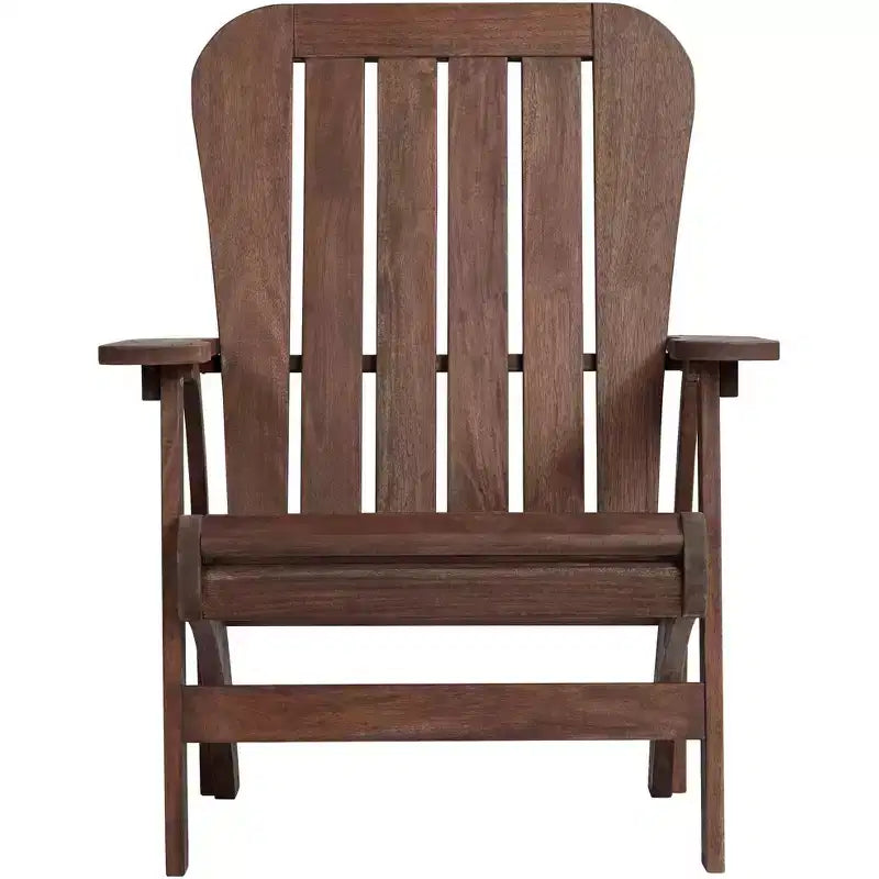 Sedia Adirondack da Esterno in Legno Scuro Dylan Teal Island Designs