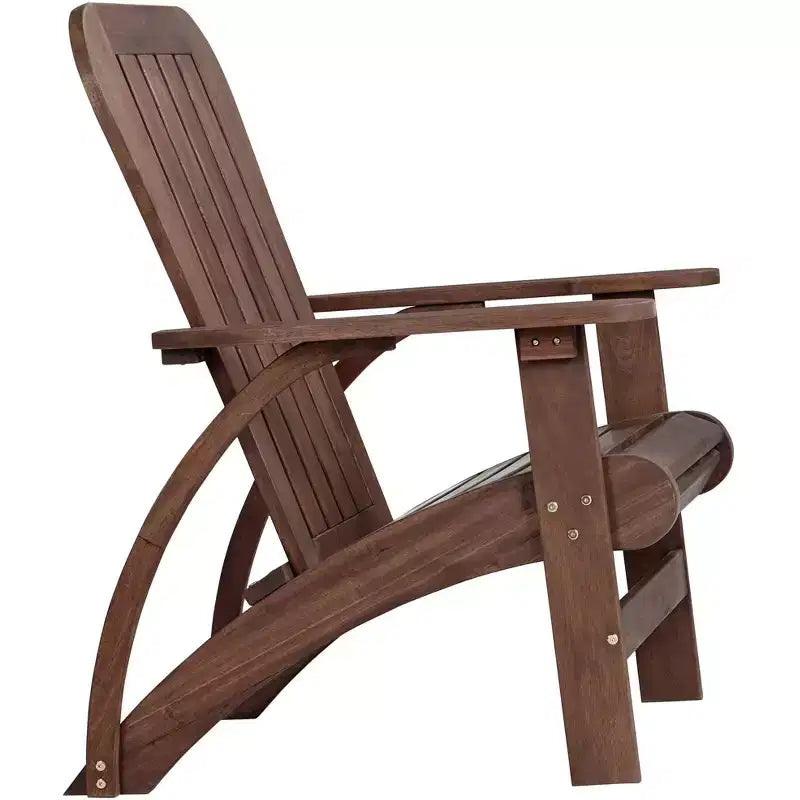 Sedia Adirondack da Esterno in Legno Scuro Dylan Teal Island Designs