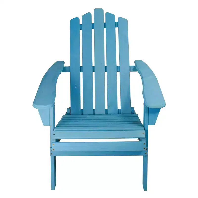 Northlight Sedia Adirondack Classica Pieghevole in Legno Blu da 36