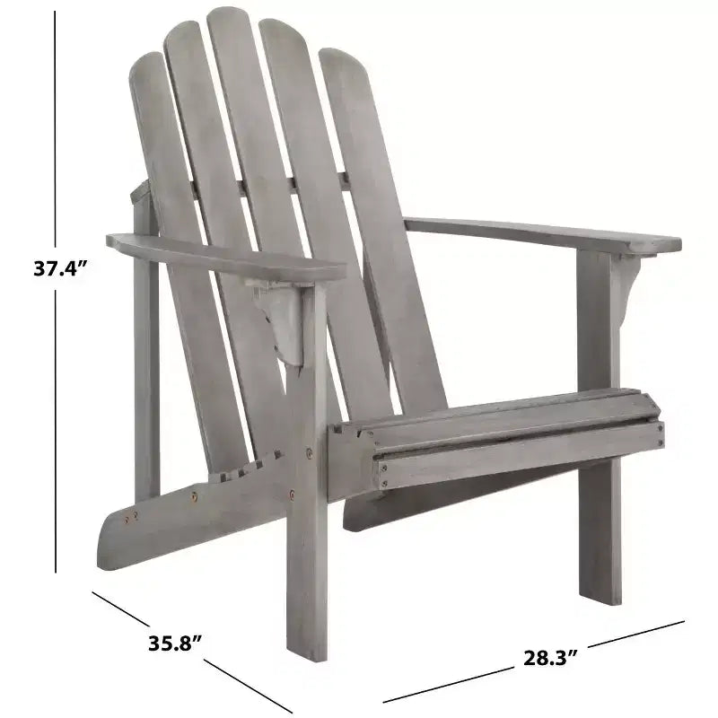 Chaise Adirondack d'intérieur/extérieur Topher - PAT7027 - Safavieh