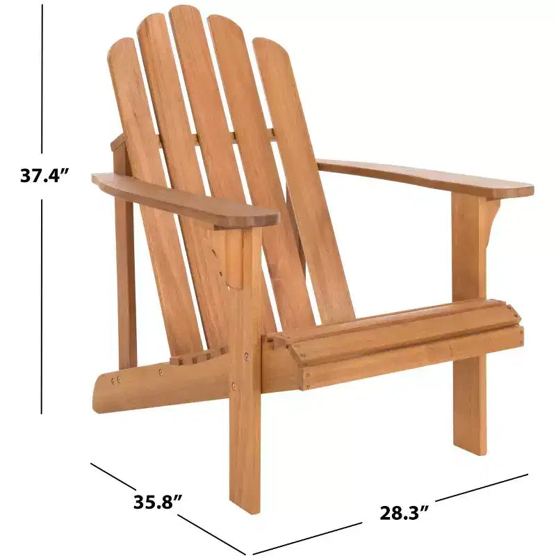 Chaise Adirondack d'intérieur/extérieur Topher - PAT7027 - Safavieh