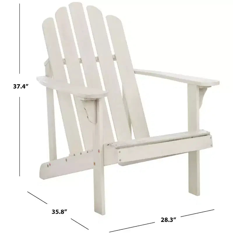 Chaise Adirondack d'intérieur/extérieur Topher - PAT7027 - Safavieh