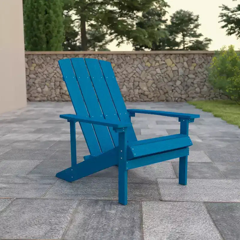Sedia Adirondack Emma and Oliver per tutte le stagioni in simil legno