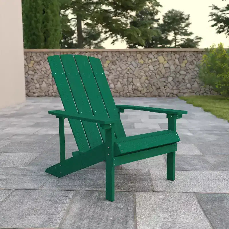 Sedia Adirondack Emma and Oliver per tutte le stagioni in simil legno