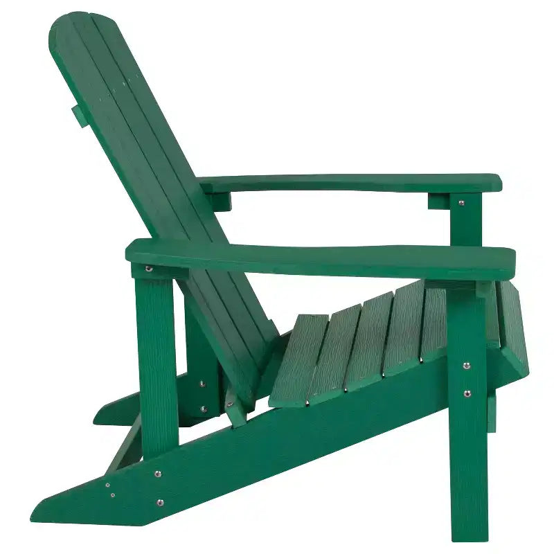Sedia Adirondack Emma and Oliver per tutte le stagioni in simil legno