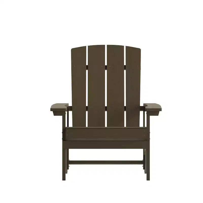 Sedia Adirondack Emma and Oliver per tutte le stagioni in simil legno