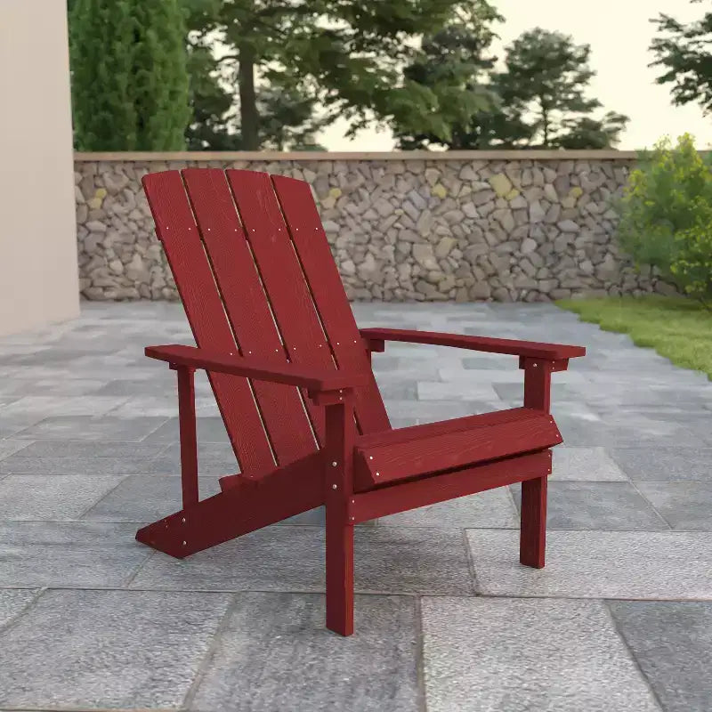 Sedia Adirondack Emma and Oliver per tutte le stagioni in simil legno