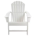 Northlight All Weather Recycled Plastic Outdoor Adirondack Chair, White