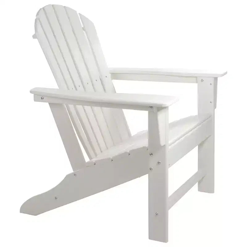 Sedia Adirondack per esterni Northlight All Weather in plastica riciclata, bianca