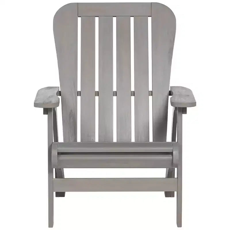 Teal Island Designs Dylan Gray Wash, Set di 2 sedie Adirondack in legno per veranda o patio