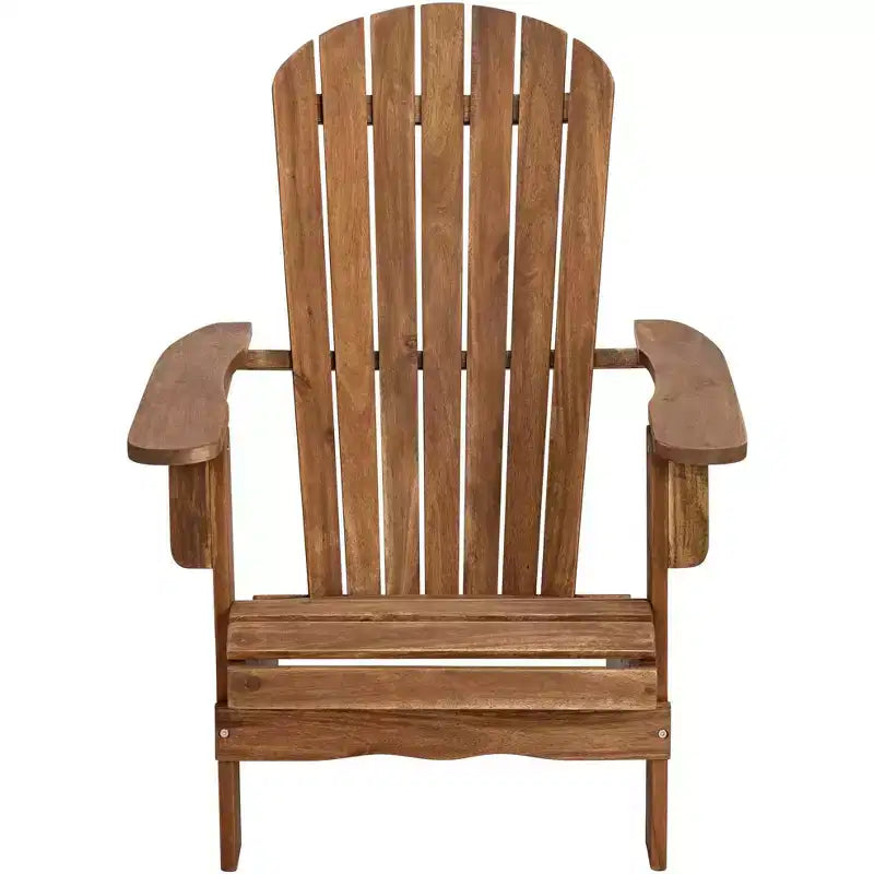 Teal Island Designs Lot de 2 Chaises Adirondack en Bois Naturel Cape Cod