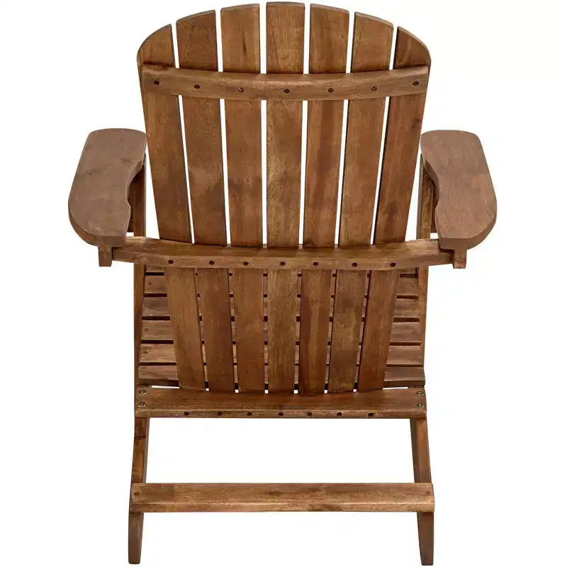 Teal Island Designs Lot de 2 Chaises Adirondack en Bois Naturel Cape Cod