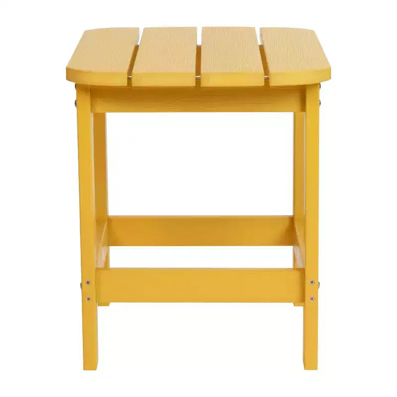 Tavolino laterale Adirondack Merrick Lane in poliresina resistente alle intemperie per interni/esterni