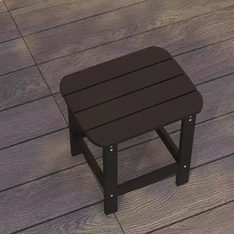 Tavolino laterale Adirondack Merrick Lane in poliresina resistente alle intemperie per interni/esterni