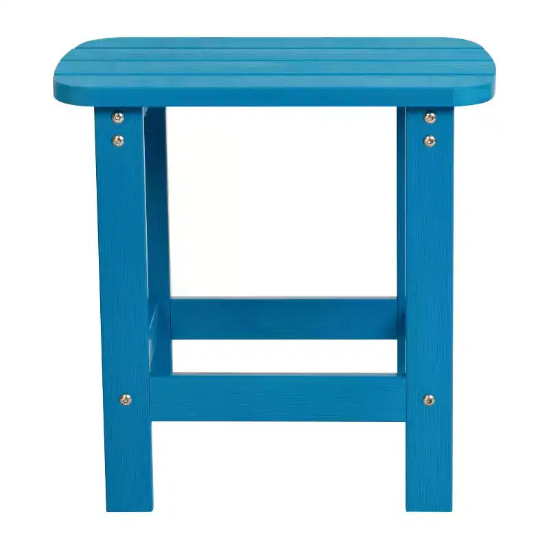 Tavolino laterale Adirondack Merrick Lane in poliresina resistente alle intemperie per interni/esterni