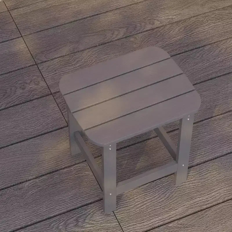 Tavolino laterale Adirondack Merrick Lane in poliresina resistente alle intemperie per interni/esterni