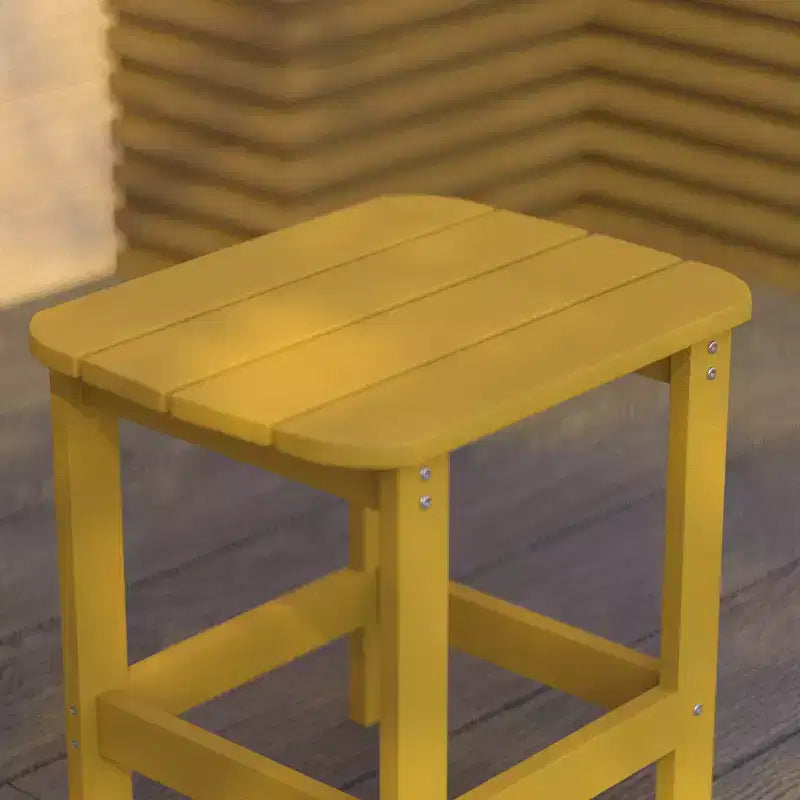 Tavolino laterale Adirondack Merrick Lane in poliresina resistente alle intemperie per interni/esterni