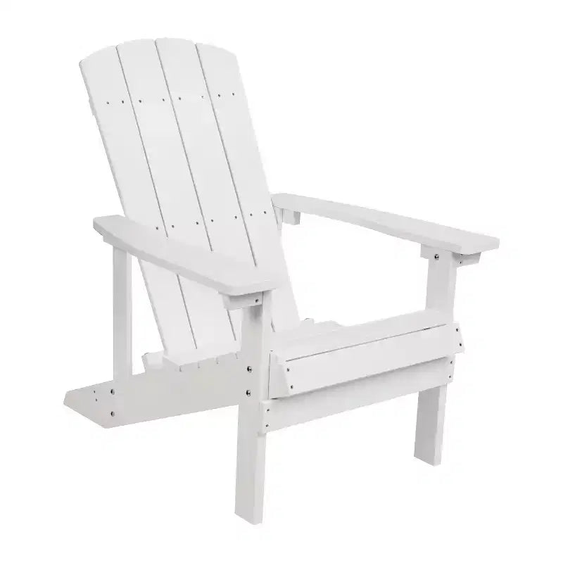 Merrick Lane Set di 2 Sedie da Esterno Adirondack per Tutte le Stagioni con Tavolino Abbinato