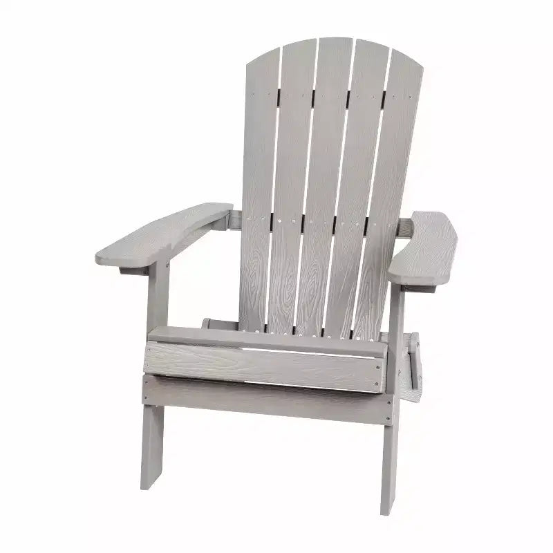 Merrick Lane Set di 2 Sedie Pieghevoli Adirondack in Poliresina - Sedia da Patio per Interni/Esterni per Tutte le Stagioni