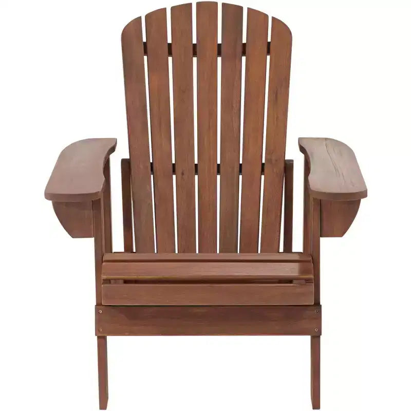 Sedie Adirondack Reclinabili da Esterno in Legno Scuro Fletcher Teal Island Designs - Set da 2