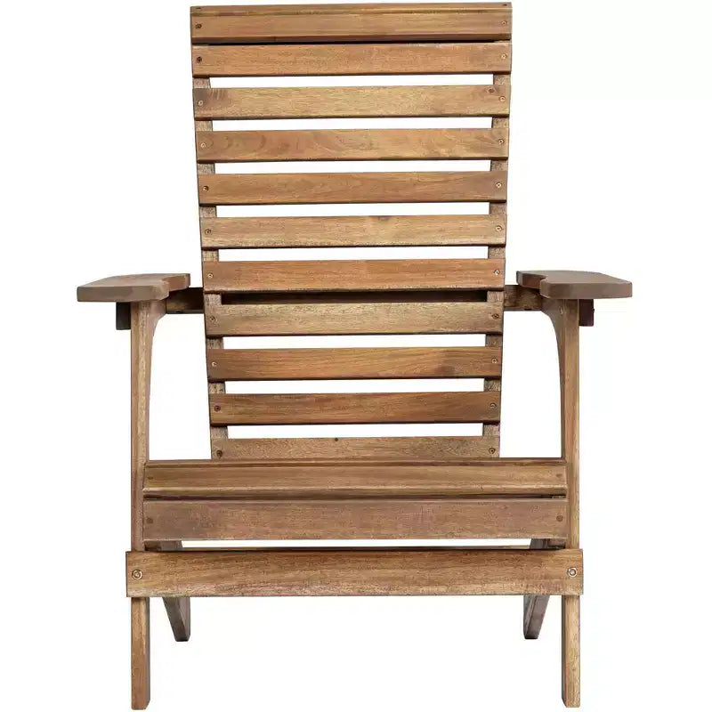 Teal Island Designs Sedie Adirondack Kenneth in Legno Naturale, Set da 2