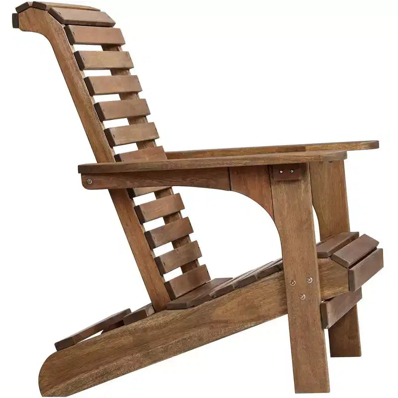 Teal Island Designs Sedie Adirondack Kenneth in Legno Naturale, Set da 2