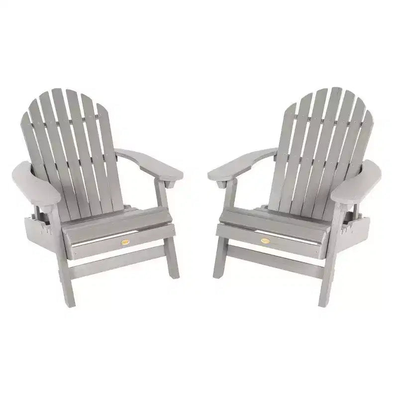 Sedie Adirondack pieghevoli e reclinabili Hamilton, confezione da 2 - highwood