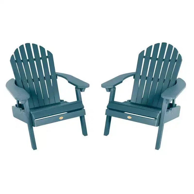 Sedie Adirondack pieghevoli e reclinabili Hamilton, confezione da 2 - highwood