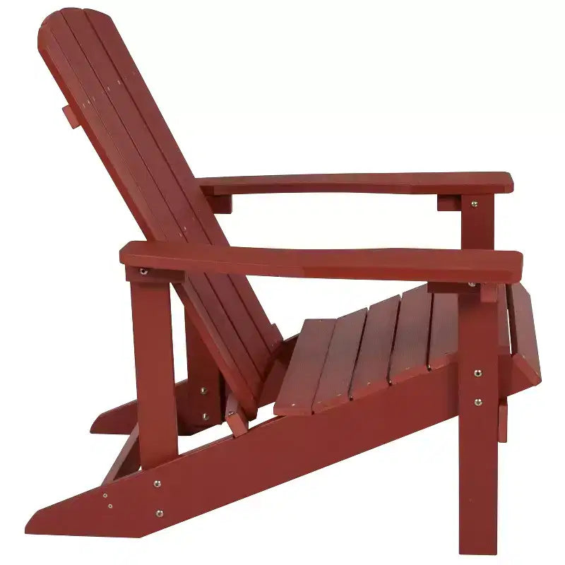 Set da campeggio Emma and Oliver Hartford da tre pezzi con due sedie Adirondack effetto legno e braciere Stelle e Luna con copertura a rete