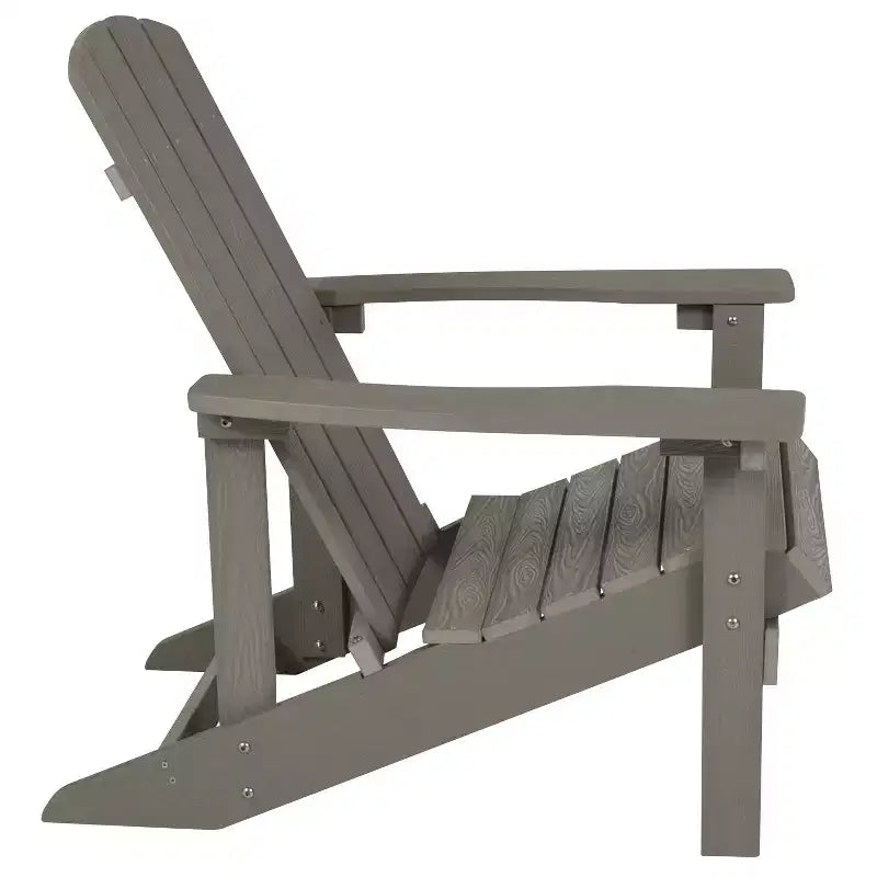Set da campeggio Emma and Oliver Hartford da tre pezzi con due sedie Adirondack effetto legno e braciere Stelle e Luna con copertura a rete