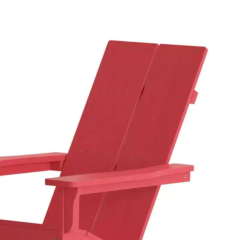 Merrick Lane Wellington Sedia a dondolo Adirondack in poliresina resistente alle intemperie e ai raggi UV per patio, veranda, terrazza e altro ancora