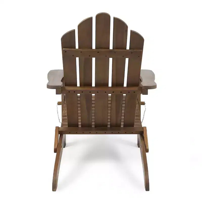 Set da 2 sedie pieghevoli Adirondack in legno di acacia Hazel per esterno - Christopher Knight Home