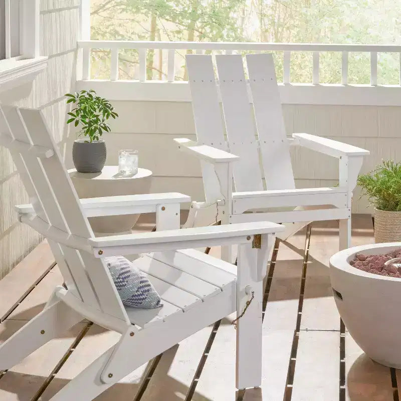 2 sedie pieghevoli Adirondack da esterno in legno di acacia Zuma, confezione da 2 - Christopher Knight Home