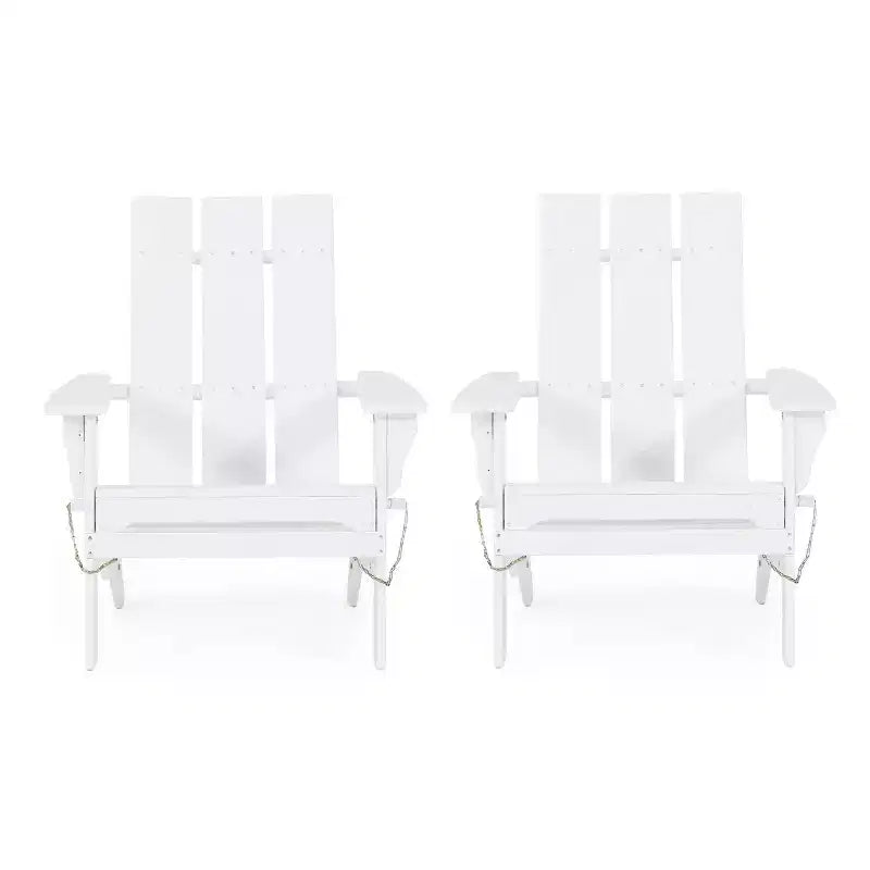 2 sedie pieghevoli Adirondack da esterno in legno di acacia Zuma, confezione da 2 - Christopher Knight Home
