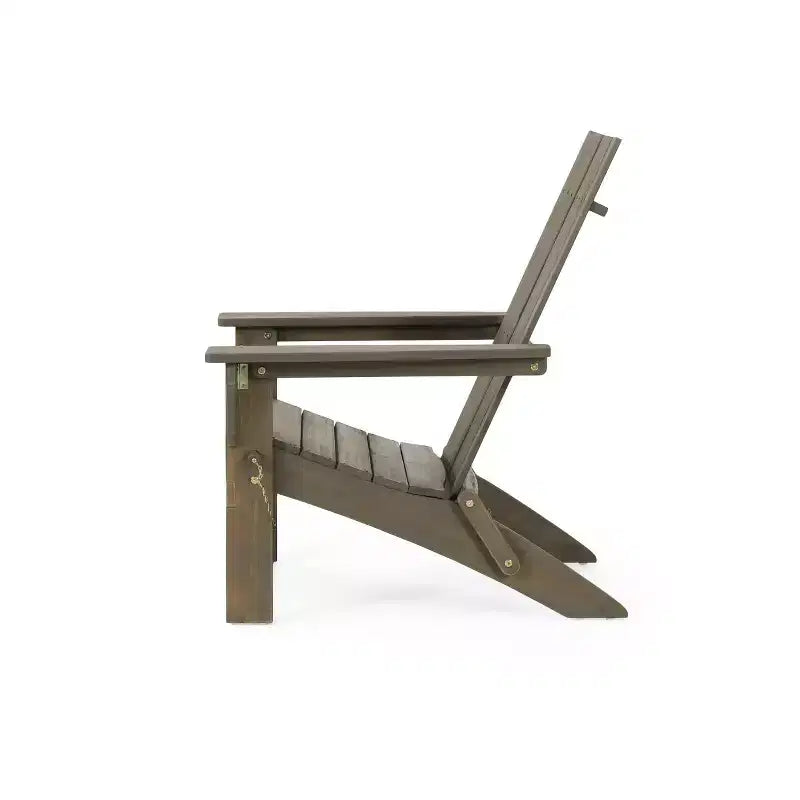Sedia Adirondack Pieghevole da Esterno in Legno di Acacia Zuma - Christopher Knight Home