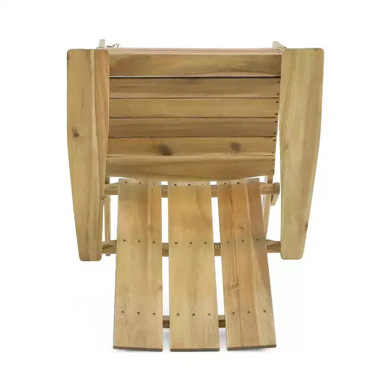 Sedia Adirondack Pieghevole da Esterno in Legno di Acacia Zuma - Christopher Knight Home