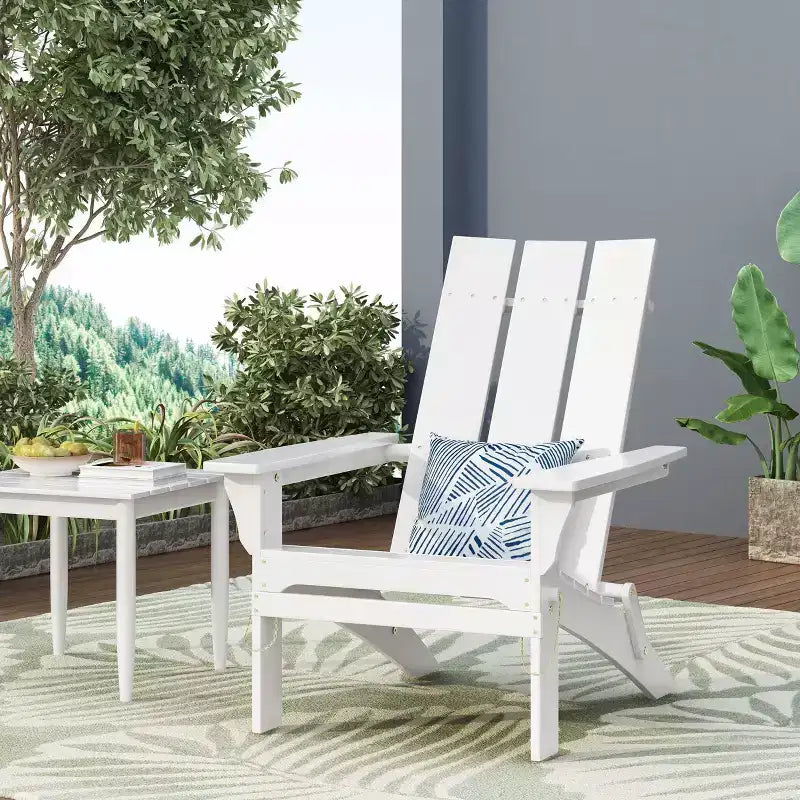 Sedia Adirondack Pieghevole da Esterno in Legno di Acacia Zuma - Christopher Knight Home