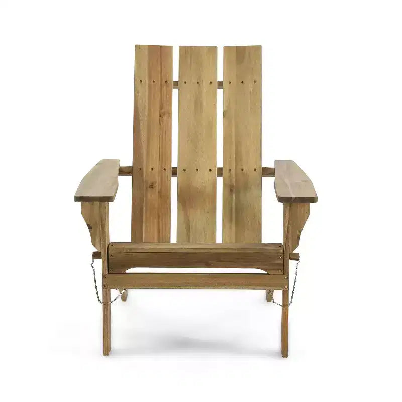 Sedia Adirondack Pieghevole da Esterno in Legno di Acacia Zuma - Christopher Knight Home
