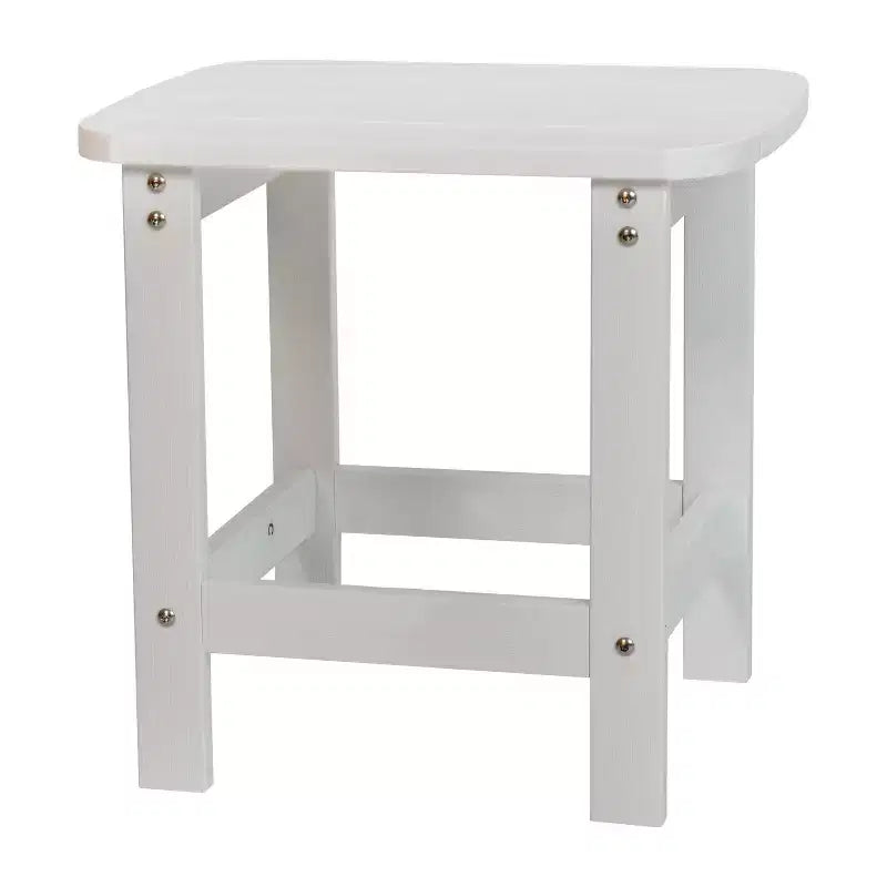 Set conversazione Emma e Oliver Hammond a tre pezzi in stile Adirondack con due sedie e tavolino abbinato per interni ed esterni