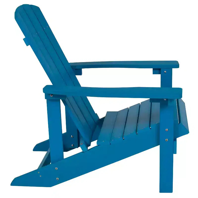 Set conversazione Emma e Oliver Hammond a tre pezzi in stile Adirondack con due sedie e tavolino abbinato per interni ed esterni