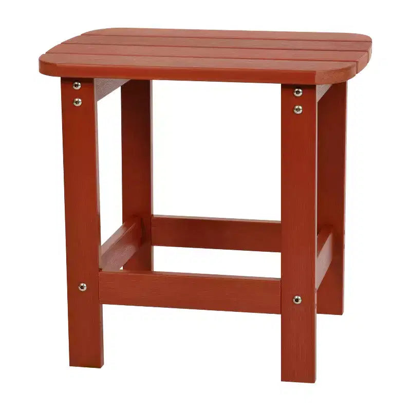 Set conversazione Emma e Oliver Hammond a tre pezzi in stile Adirondack con due sedie e tavolino abbinato per interni ed esterni