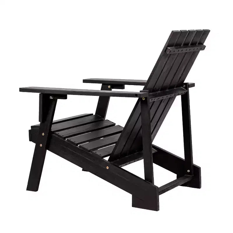 Sedia Adirondack moderna Irving in legno di acacia per esterni - JONATHAN Y