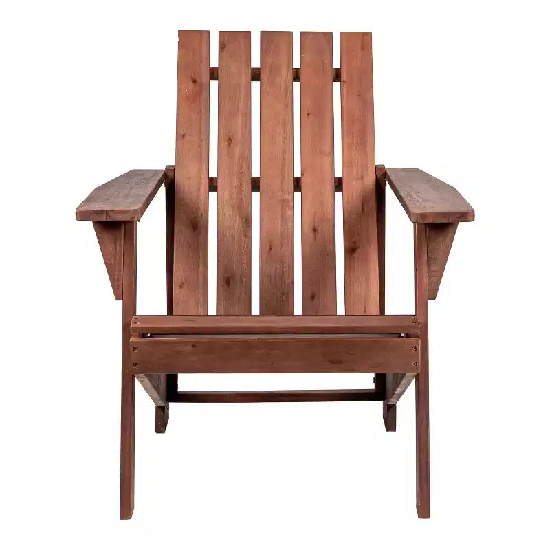 Sedia Adirondack moderna Irving in legno di acacia per esterni - JONATHAN Y