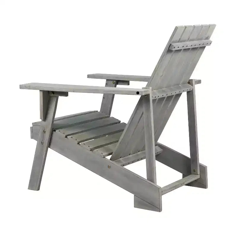 Sedia Adirondack moderna Irving in legno di acacia per esterni - JONATHAN Y