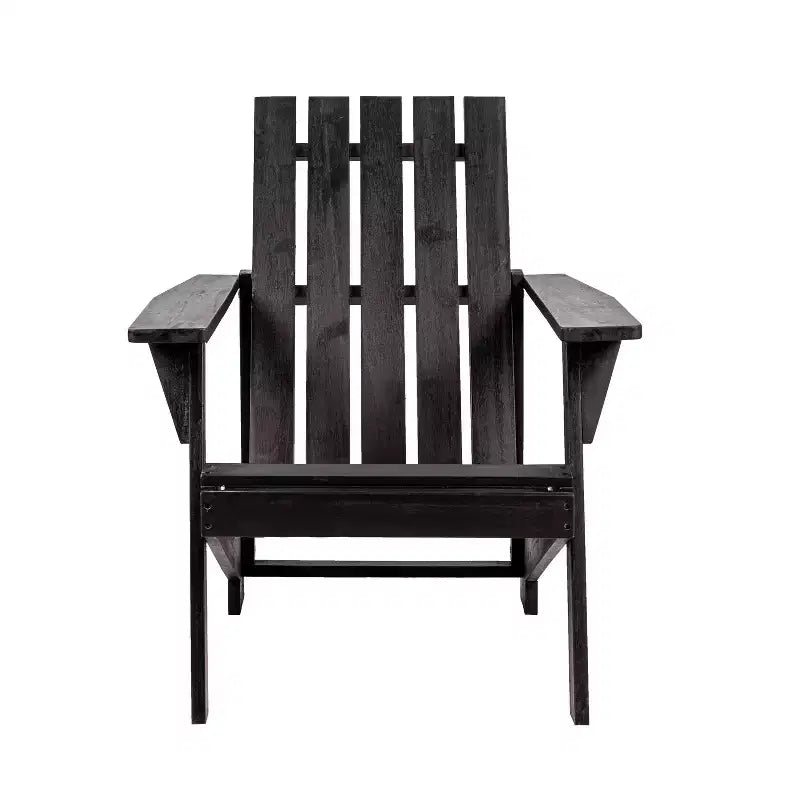 Sedia Adirondack moderna Irving in legno di acacia per esterni - JONATHAN Y
