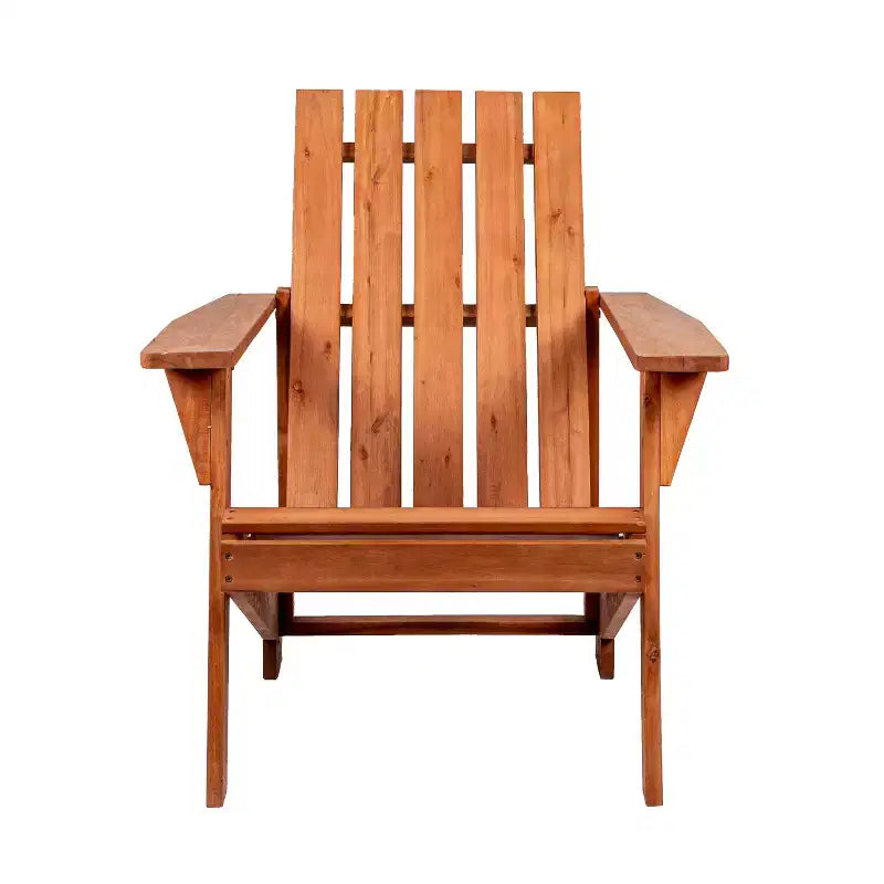Sedia Adirondack moderna Irving in legno di acacia per esterni - JONATHAN Y