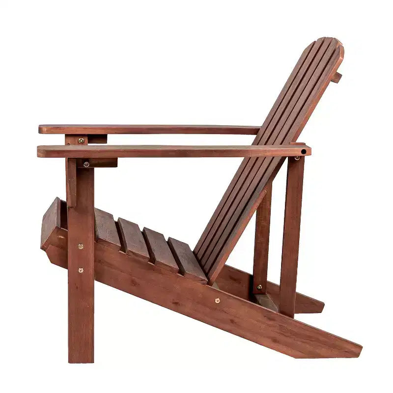 Chaise Adirondack traditionnelle en bois d'acacia pour patio Westport - JONATHAN Y