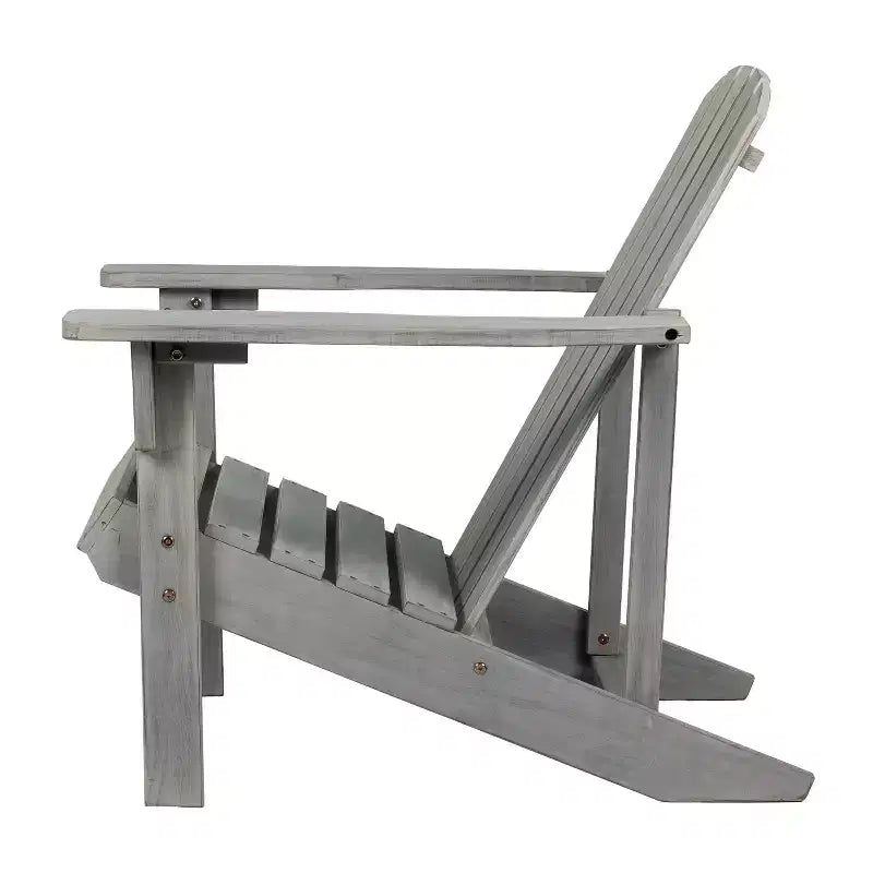 Chaise Adirondack traditionnelle en bois d'acacia pour patio Westport - JONATHAN Y