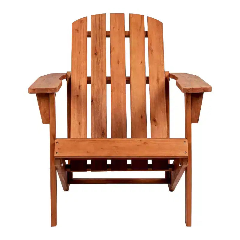 Chaise Adirondack traditionnelle en bois d'acacia pour patio Westport - JONATHAN Y