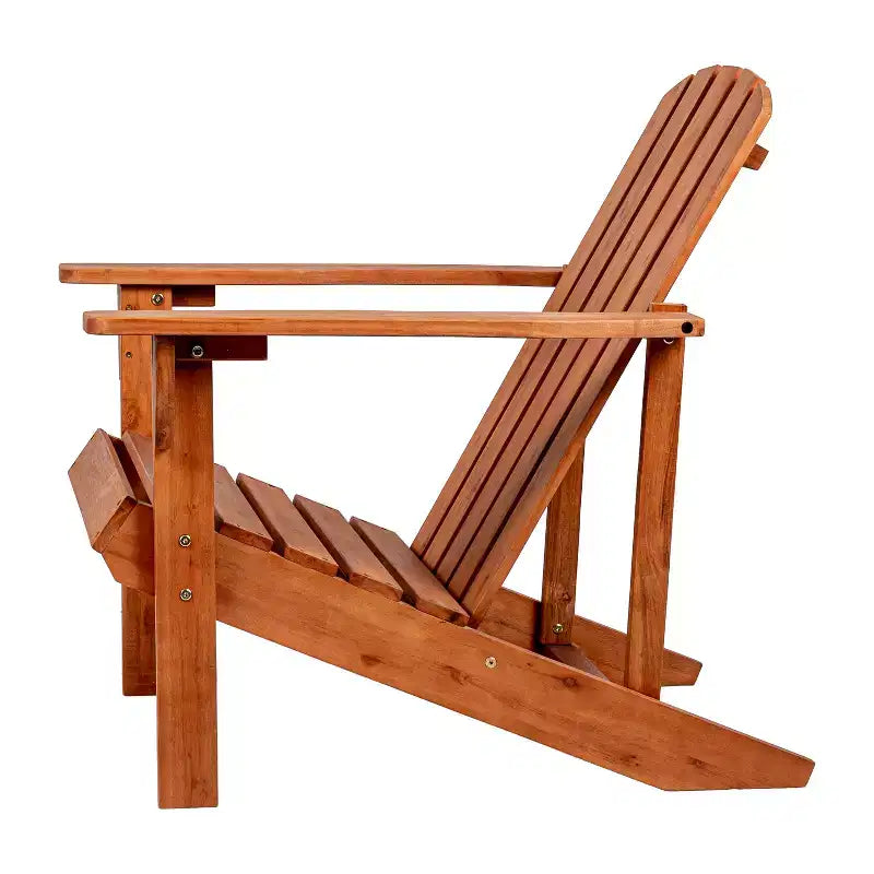 Chaise Adirondack traditionnelle en bois d'acacia pour patio Westport - JONATHAN Y
